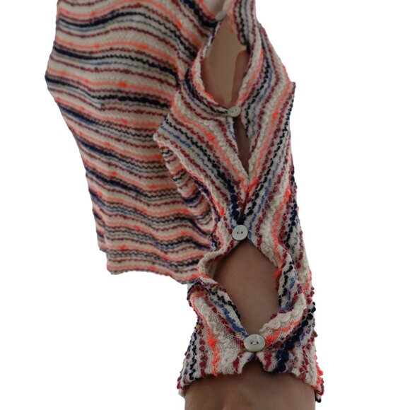 Anthropologie Postmark Sweater Womens M Quiet Luxury Eclectic Vintage-Inspired - Picture 7 of 11